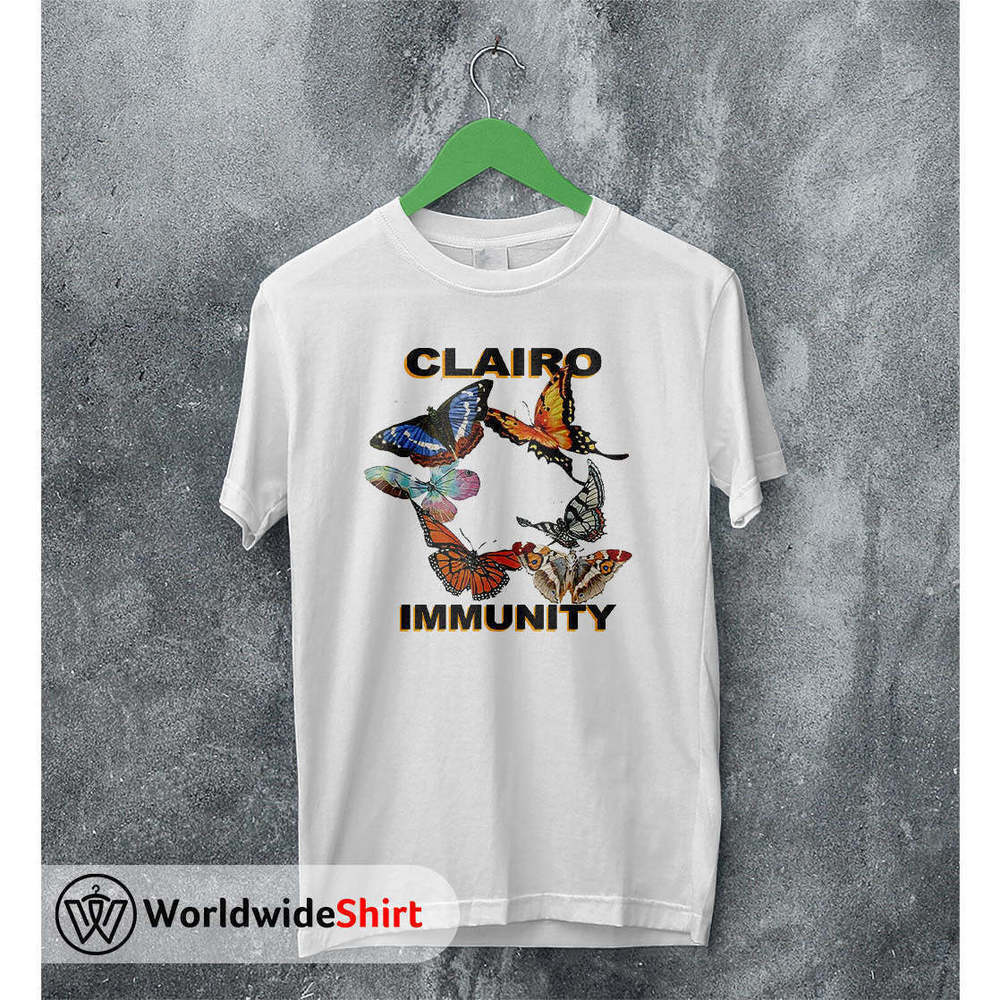 Clairo Butterfly Immunity Tour Indie Pop Music Graphic T-Shirt